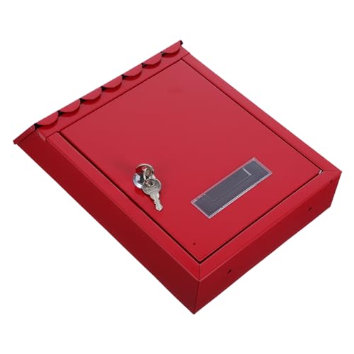 Tofficu Wandbriefkasten Schloss Stilvolles Retro Design für Außenbereich Praktische Spendenbox Wetterfest und Langlebig für Zuhause und Büro Tofficu Wandbriefkasten Schloss Stilvolles Retro Design für Außenbereich Praktische Spendenbox Wetterfest und Langlebig für Zuhause und Büro von Tofficu