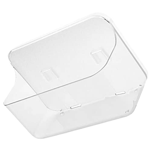 Tofficu Wandregal Badezimmer Organizer Transparentes Wandmontiertes Ablagesystem ohne Bohren Platzsparend und Elegant für Bad und Küche Große Kapazität Hochwertigem Gefertigt von Tofficu
