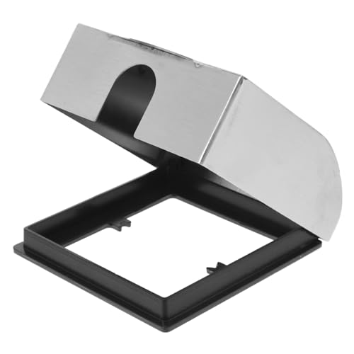 Tofficu Wasserdichte Edelstahl Regenhaube für Schalter Steckdose Schutzbox gegen Wasser und Sand Einfache Montage Wetterfester Steckdosenschutz für Außenbereich und Ladesteckdosen Tofficu Wasserdichte Edelstahl Regenhaube für Schalter Steckdose Schutzbox gegen Wasser und Sand Einfache Montage Wetterfester Steckdosenschutz für Außenbereich und Ladesteckdosen von Tofficu