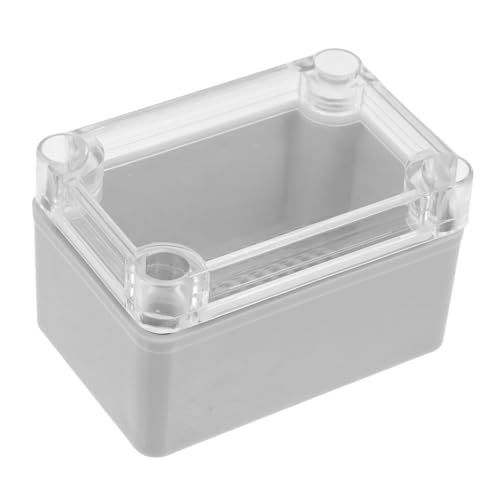 Tofficu Wasserdichte Verteilerdose Aufputz mit Transparentem Abs gehäuse für Elektrische Anschlusskästen Außenbereich Staubschutz und Sichtbarkeit von Tofficu