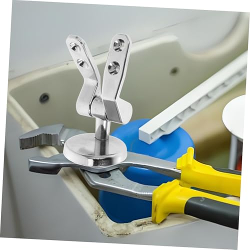 Tofficu Zinklegierung Wc Sitz Scharnier Set mit Schrauben Toilettendeckel Befestigung Sanft Schließende Toilettenscharniere Einfache Montage Robustes Ersatzbeschlag für Badezimmerkomfort von Tofficu