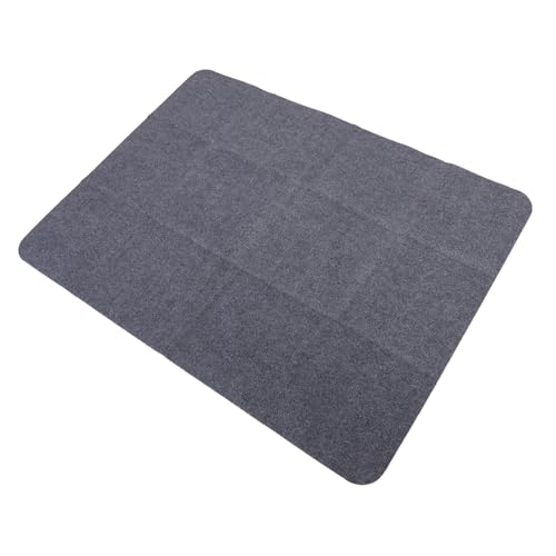 Tofficu rutschfeste Bürostuhlmatte für Hartböden Strapazierfähige Bodenschutzmatte mit Geräuschreduzierung Verschleißfest für Büro und Zuhause Schützt Parkett und Holzfußboden Zuverlässig von Tofficu