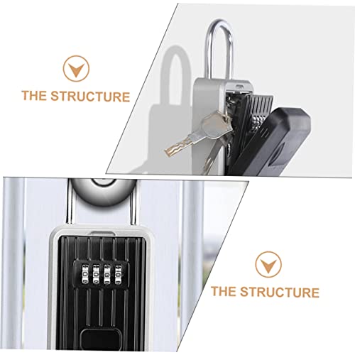 Tofficu wasserdichte Stellige Schlüsselbox Wandmontage Schlüsselsafe aus Hochwertigem Material Korrosionsbeständig Verschleißfest für Haus und Außenschlüssel Einfache Bedienung Leichte von Tofficu