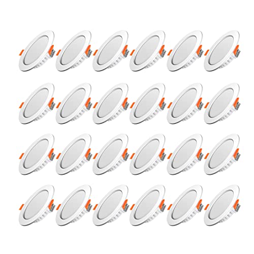Tofisr LED Einbaustrahler Flach 230V Inkl. 24 x 5W Einbauleuchten Slim Deckenstrahler IP20 Downlights Kaltweiß 6000K LED Spots Set Tofisr LED Einbaustrahler Flach 230V Inkl. 24 x 5W Einbauleuchten Slim Deckenstrahler IP20 Downlights Kaltweiß 6000K LED Spots Set von Tofisr