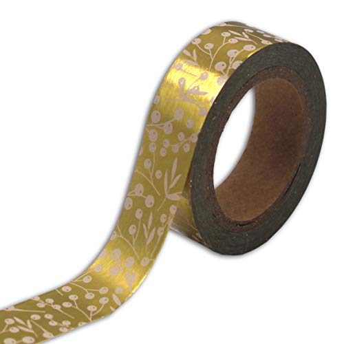 DRAEGER PARIS 1886 MT908 de Bombay Or et Argent Masking Tape Goldfolien-Band, gold, one size von Toga