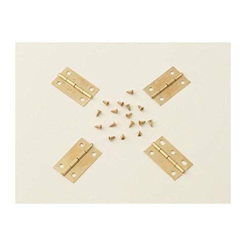 Mahé Scharnier mit Schrauben, Metall, Gold, 7 x 9,5 x 1,5 cm Mahé Scharnier mit Schrauben, Metall, Gold, 7 x 9,5 x 1,5 cm von Toga
