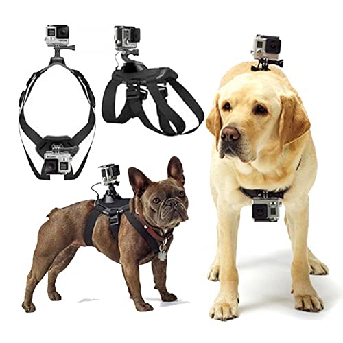 Hundegeschirr Für Gopro, Weiches Und Verstellbares Gopro-Hundegeschirr Für Große, Mittlere Und Kleine Hunde Kann Zur Brust- Und Rückenfixierung Verwendet Werden von NMD&LR