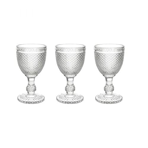 Tognana Diamante Set 3 Gläser aus transparentem Glas cc 280 von Tognana