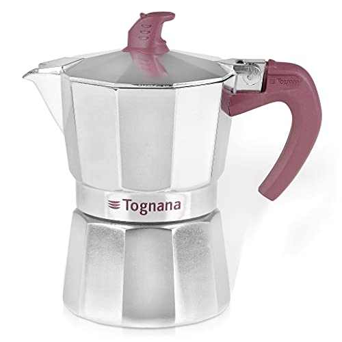 Tognana Extra Style, Moka-Kaffeemaschine, 6 Tassen, Aluminium, Grau von Tognana