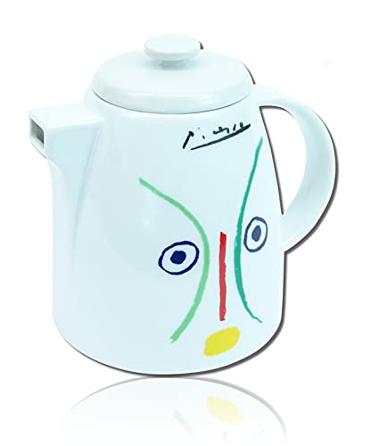 Pablo Picasso Porzellan Teekanne Kaffeekanne Kanne Amoureuse 1961 Designer von Tognana