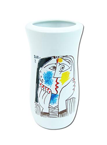 Tognana Pablo Picasso Porzellan Vase Blumenvase Téte Appuyée sur Les Mains II 1962 von Tognana