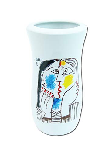 Pablo Picasso Porzellan Vase Blumenvase Téte Appuyée sur Les Mains II 1962 Pablo Picasso Porzellan Vase Blumenvase Téte Appuyée sur Les Mains II 1962 von Tognana