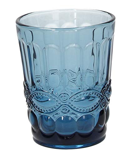 TOGNANA 6er Set Wasserglas Madame, azurblau, 230 ml. Volumen von Tognana