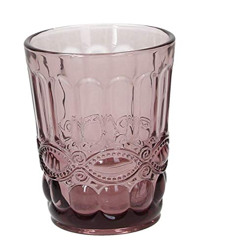 TOGNANA 6er Set Wasserglas Madame, rosa, 230 ml. Volumen von Tognana