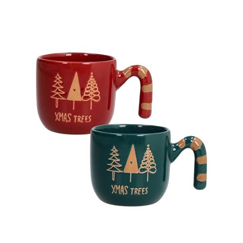 Tognana, Set mit 2 Kaffeetassen 130 cc ohne Untertasse Candy Twist, Steingut, Mehrfarbig Tognana, Set mit 2 Kaffeetassen 130 cc ohne Untertasse Candy Twist, Steingut, Mehrfarbig von Tognana