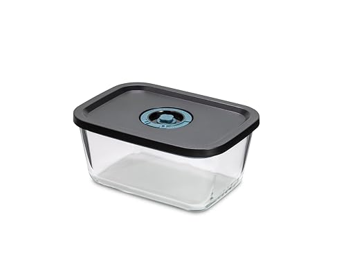 Tognana Avantspace Rechteckige Aufbewahrungsbox 1,38 l mit Deckel, Glas, transparent Tognana Avantspace Rechteckige Aufbewahrungsbox 1,38 l mit Deckel, Glas, transparent von Tognana