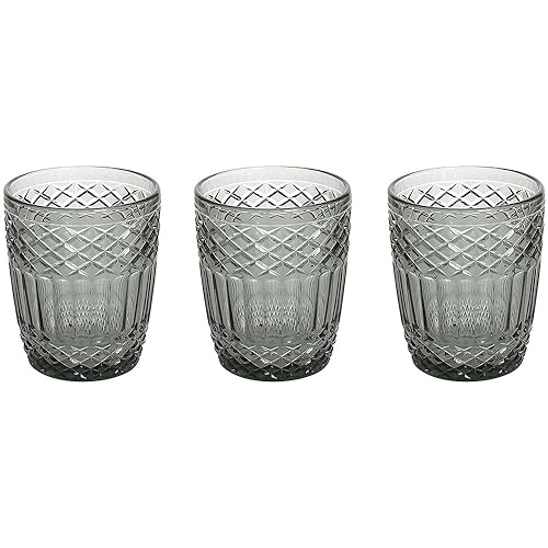 Tognana Claire, Set mit 3 Gläsern cc 320, Glas, Grau von Tognana