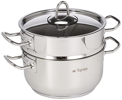 Tognana Dampfgarer Dampfkocher 3 Stück mit Deckel von Tognana
