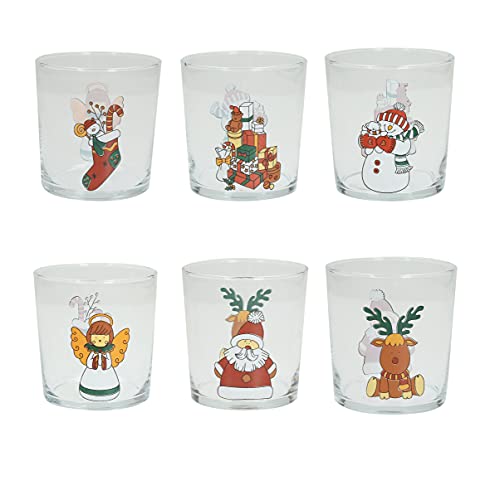 Tognana Glas Babbi Set 6 Gläser 340cl von Tognana