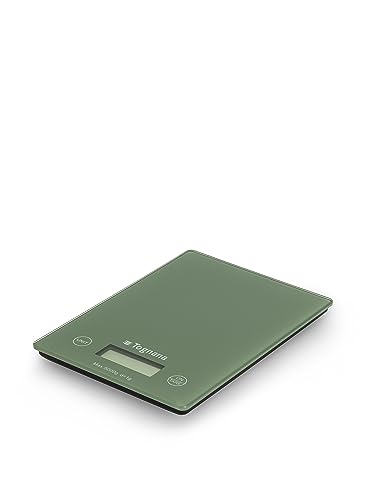 Tognana Iridea Küchenwaage mit LCD Display und Touch-Tasten, Salbeigrün von Tognana