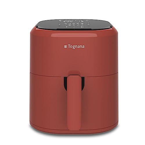 Tognana Iridea Luftfritteuse, 4,5 l, mit Behälter und Antihaft-Grill, digitales Display, apfelrot Tognana Iridea Luftfritteuse, 4,5 l, mit Behälter und Antihaft-Grill, digitales Display, apfelrot von Tognana