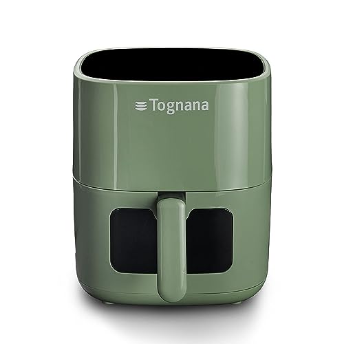 Tognana Iridea Luftfritteuse 5,5 l mit Behälter und Antihaft-Grill und Digitalanzeige, Salbeigrün Tognana Iridea Luftfritteuse 5,5 l mit Behälter und Antihaft-Grill und Digitalanzeige, Salbeigrün von Tognana