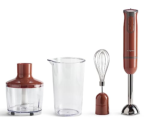 Tognana Iridea Stabmixer mit Zerkleinerer, Schneebesen und 600 ml Becher apfelrot Tognana Iridea Stabmixer mit Zerkleinerer, Schneebesen und 600 ml Becher apfelrot von Tognana