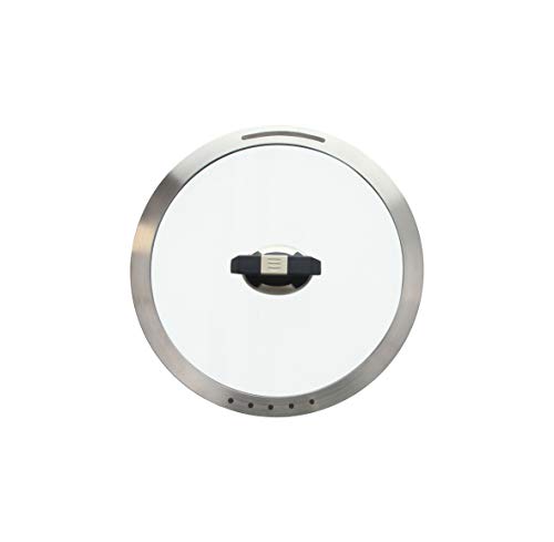 Tognana Italika Transparenter Deckel mit Stahlrand, gehärtetes Glas, Durchmesser 24 cm Tognana Italika Transparenter Deckel mit Stahlrand, gehärtetes Glas, Durchmesser 24 cm von Tognana