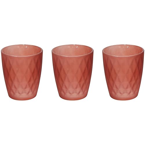 Tognana Jenny, Set mit 3 Gläsern cc 320, Glas, rot von Tognana