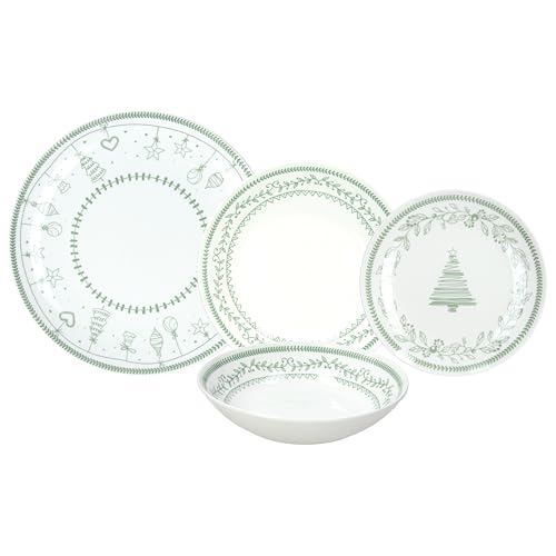 Tognana Magia Tafelservice 18tlg. für 6 Personen Porzellan grün Tognana Magia Tafelservice 18tlg. für 6 Personen Porzellan grün von Tognana