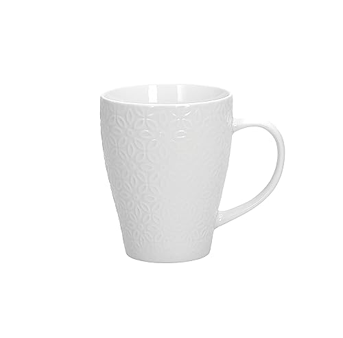 Tognana Margaret New Bone China Becher, 6 Stück, Weiß von Tognana