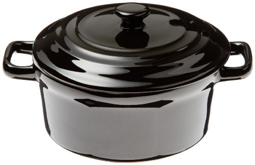 Tognana Mininova Kasserolle 15 cm Keramik Lexa Mini beschichtet, Schwarz schwarz von Tognana