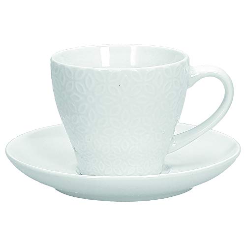 Tognana OM685025540 Tasse mit Untertasse, New Bone China von Tognana