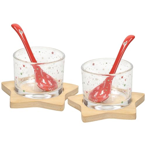 Tognana Relish 2-teiliges Appetizer Set mit Tablett + Löffel, Bambusglas Tognana Relish 2-teiliges Appetizer Set mit Tablett + Löffel, Bambusglas von Tognana