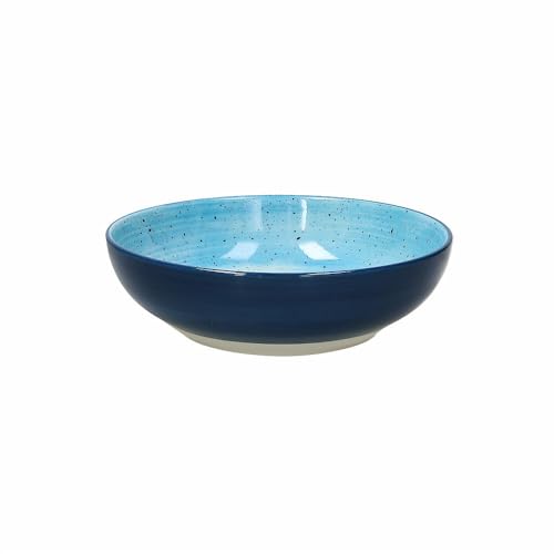 TOGNANA Salatschüssel Blue Ritual, 25 cm Durchmesser, aus hochwertigem Porzellan von TOGNANA