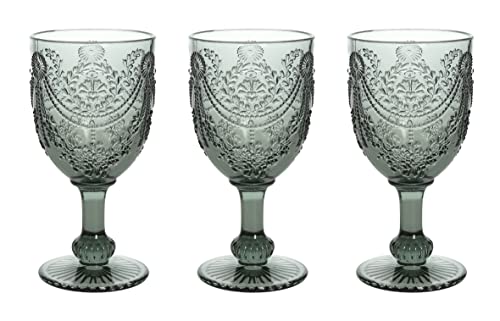 Tognana Savoia Set with 3 glasses grey von Tognana