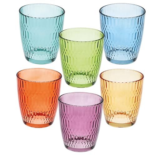 Tognana Seoul, 6er-Pack Gläser 310 ml, Multicolor, Glas Tognana Seoul, 6er-Pack Gläser 310 ml, Multicolor, Glas von Tognana