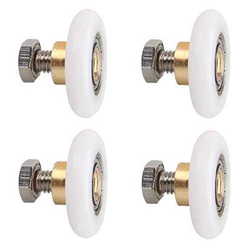 4 Stück Schiebetür-Rollen,Duschtür Riemenscheiben,Schiebetür Ersatzrollen,Duschkabine Schiebetür Rollen,20 mm Duschtürrollen,mit M6 Schraubetück,für Duschkabinentür,Schrank Schiebetüren 4 Stück Schiebetür-Rollen,Duschtür Riemenscheiben,Schiebetür Ersatzrollen,Duschkabine Schiebetür Rollen,20 mm Duschtürrollen,mit M6 Schraubetück,für Duschkabinentür,Schrank Schiebetüren von TogtherKings