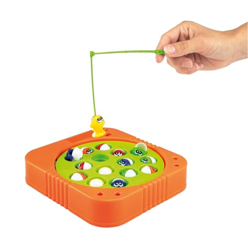 Toi-Toys Elektronisches Fische Angelspiel mit DREI Angelruten Elektrische Angelrute für Kinder - Spaß am Kindergeburtstag, perfekt für Spieleabend Gesellschaftsspiel! von Toi-Toys