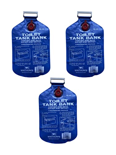 Toilet Tank Bank Wassersparender Tankeinsatz, 3 Stück von Toilet Tank Bank