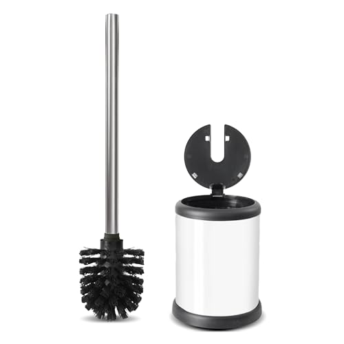 ToiletTree Products Deluxe WC-Bürste mit Deckel, Weiß von ToiletTree Products