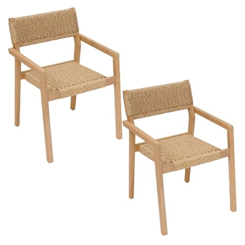 Toilinux.com 2 Gartensessel TEMEIRA aus Holz – Braun Toilinux.com 2 Gartensessel TEMEIRA aus Holz – Braun von Toilinux.com