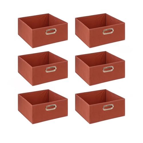 Toilinux.com 6 Aufbewahrungsboxen aus Stoff Mix 'n Modul – L 31 x B 31 x H 15 cm – Siena Toilinux.com 6 Aufbewahrungsboxen aus Stoff Mix 'n Modul – L 31 x B 31 x H 15 cm – Siena von Toilinux.com