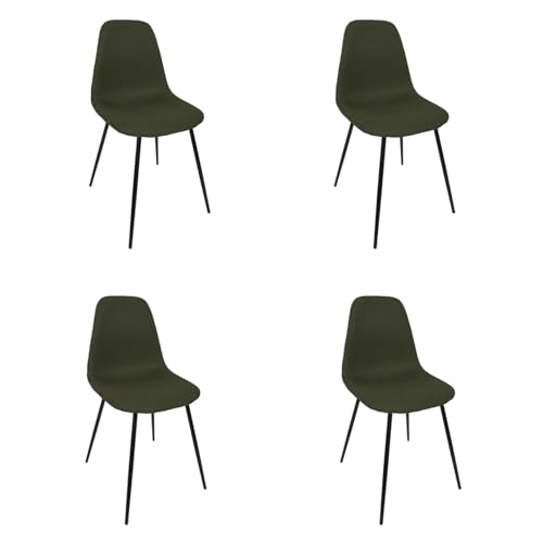 Toilinux.com Atome Stuhl-Set, Khaki, 4 Stück Toilinux.com Atome Stuhl-Set, Khaki, 4 Stück von Toilinux.com
