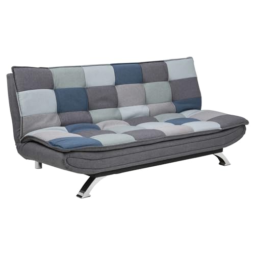 Toilinux.com Ausziehbares Sofa Faith – 3-Sitzer – Patchwork Toilinux.com Ausziehbares Sofa Faith – 3-Sitzer – Patchwork von Toilinux.com