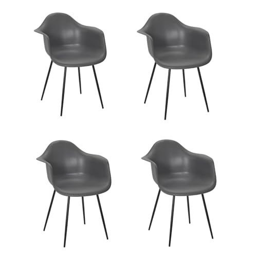 Toilinux.com Gustav 4er Set Sessel dunkelgrau Toilinux.com Gustav 4er Set Sessel dunkelgrau von Toilinux.com