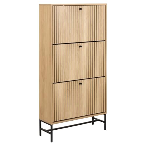 Toilinux.com Schuhschrank mit 3 Türen in Baikal-Optik – Beige Toilinux.com Schuhschrank mit 3 Türen in Baikal-Optik – Beige von Toilinux.com