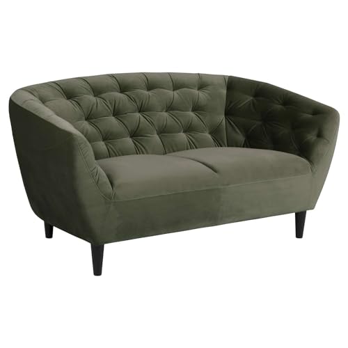 Toilinux.com Sofa Ria aus Velours – 2-Sitzer – Waldgrün Toilinux.com Sofa Ria aus Velours – 2-Sitzer – Waldgrün von Toilinux.com