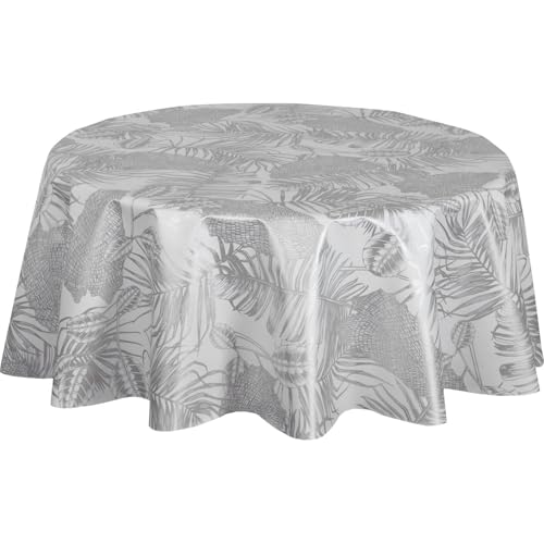 Vitali Wachs-Tischdecke, rund, Perlglanz, Durchmesser 150 cm, Weiß Vitali Wachs-Tischdecke, rund, Perlglanz, Durchmesser 150 cm, Weiß von Toilinux.com