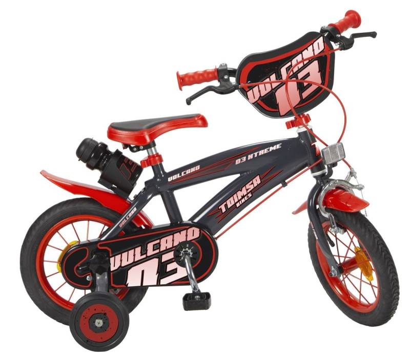 Toimsa Bikes Kinderfahrrad 12 Zoll Kinder Jungen Mädchen Fahrrad Kinderfahrrad Kinderrad Vulcano, 1 Gang, Stützräder, Trinkflasche Toimsa Bikes Kinderfahrrad 12 Zoll Kinder Jungen Mädchen Fahrrad Kinderfahrrad Kinderrad Vulcano, 1 Gang, Stützräder, Trinkflasche von Toimsa Bikes